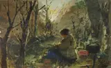 Nicola Ciletti, Figura nel paesaggio