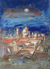 Firenze e la luna by Sergio Scatizzi, offered Oct 2016