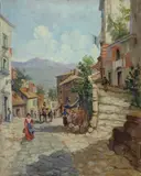 Carlo Brancaccio, Scena di paese