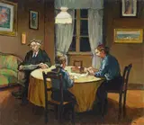 Cafiero Filippelli, Interno con figure