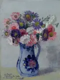 Alberto Salietti, Vaso con fiori