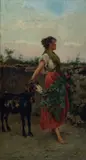Vincenzo Caprile, Contadinella con capra
