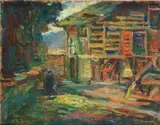 Ulvi Liegi, Cascinale, Sul verso: timbro collezione Giacchi