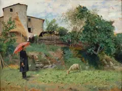 Pastorale by Luigi Bechi, offered Oct 2016