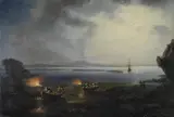 Josef Rebell, Notturno sul golfo di Napoli