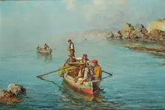 Pescatori by Giuseppe Giardiello, offered Oct 2016