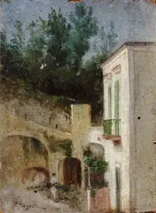 Scorcio di casa by Pietro Scoppetta, offered Oct 2016