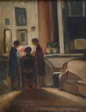 Eugenio Scorzelli, Figure in un interno