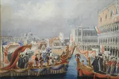 Pasquale Mattej, Entrata di Vittorio Emanuele II a Venezia