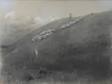 Giulio Aristide Sartorio, Paesaggio con gregge