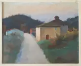 Paesaggio toscano by Nino Tirinnanzi, 1977, offered Oct 2016