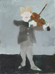 Violinista by Antonio Possenti, offered Oct 2016