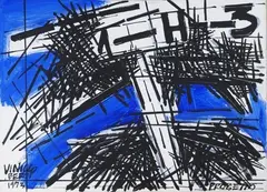Scontro 1-H-3 by Vinicio Berti, 1973, offered Oct 2016