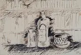Umberto Marianelli, Bottiglie, Sigla in basso a destra.