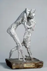 Lottatori by Raffaello Arcangelo Salimbeni, Gesso, offered Jul 2016