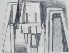 Composizione by Mario Nuti, 1949, offered Jul 2016