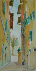 Vicolo dei Bardi by Rodolfo Marma, 1973, offered Jul 2016