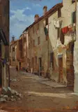 Giuseppe Comparini, Scorcio di strada fiorentina