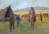 Vita in campagna by Carlo Domenici, offered Jul 2016