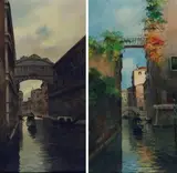 Vincenzo Loria, Il ponte dei Sospiri a Venezia; Canale di Venezia