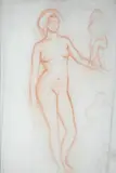 Luigi Michelacci, Studi di figure, Sanguigna
