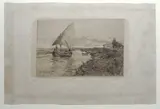 Guglielmo Micheli, Barca lungo il fiume