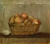 Mario Marcucci, Cesto con cipolle, 1947
