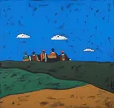 Tano Festa, Battaglia