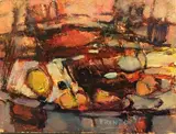 Vincenzo Frunzo, Natura morta, 1951, Sul verso: firma