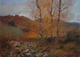Giorgio Luxardo, Pioppi su un greto di fiume