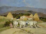 Paesaggio con buttero e buoi by Carlo Domenici, offered Jul 2016