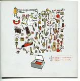 Gianfranco Baruchello, Inventario d'Aprile, 2015, smalti industriali and ink on alluminio