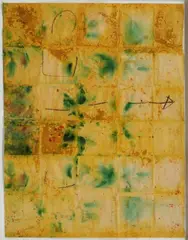 Cromogramma by Renata Boero, colori vegetali on paper, offered Jun 2016