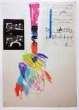 Giuseppe Chiari, Chitarra, oil on paper