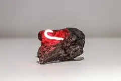 Endings (for Telethon) by Arthur Duff, 2015, Pietra lavica e neon, offered Jun 2016