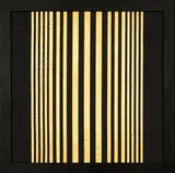 Elio Marchegiani, Grammatura d'oro K24 su lavagna, 1977, cm.