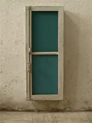 Vittorio Messina, Una finestra della sua casa, 1997, mixed media