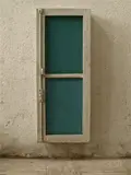 Vittorio Messina, Una finestra della sua casa, 1997, mixed media