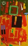 Lucio Pozzi, The perfect equilibrium of chaotic order (N. 160002), 2013, acrylic on paper