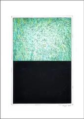 Claudio Verna, S.T., 2012, pastel and collage on paper