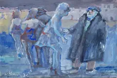 La strada by Mino Maccari, 1969, offered May 2016