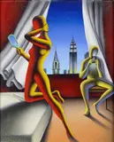 Mark Kostabi, Room service, 2009
