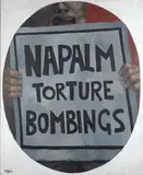 Carlos Mensa, Napalm torture bombings, 1945