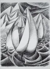 Gerardo Dottori, Vele, 1949