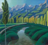 Gerardo Dottori, Paesaggio della Versilia (Il Cinquale)