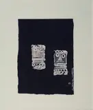 Due stregoni by Pino Pascali, 1964, autentica di Sandro Lodolo on foto. Archivio Pino Pascali, offered May 2016