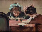 Francesco Galante, Bambine che studiano