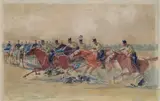 Quinto Cenni, La carica, eserciti a cavallo