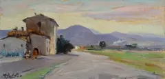 Strada by Rutilio Muti, 1987, offered Apr 2016