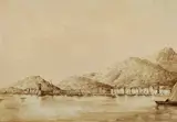 Isola del Giglio by Giovan Battista Silvestri, 1833, offered Apr 2016